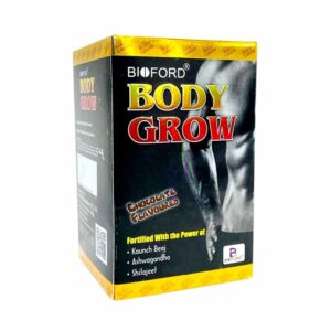 Bioford Body Grow Powder Power-Packed Muscle & Strength Booster with Ashwagandha & Shilajeet 300g