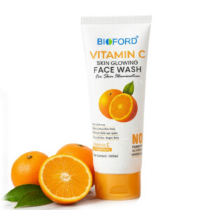 Bioford Vitamin C Face wash Brightening Cleanser for Glowing, Healthy Skin 100 ML (Pack of 2)