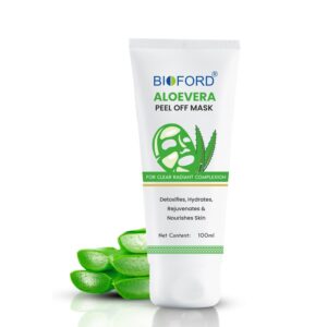 Bioford Aloe Vera Peel Off Mask – Detoxifying & Soothing Skin Treatment for a Natural Glow 100 ML