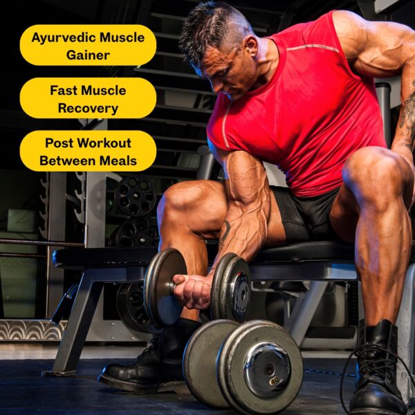 Bioford Body Grow Powder Power-Packed Muscle & Strength Booster with Ashwagandha & Shilajeet 300g (Pack of 1) - Image 7