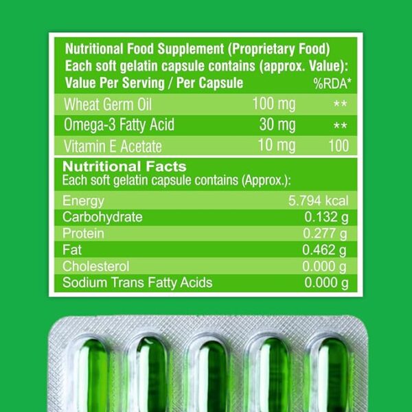 Evaford-E Capsules – Antioxidant-Rich Support for Skin, Heart, Vitamin-E & Men & Women's Wellness - Image 5