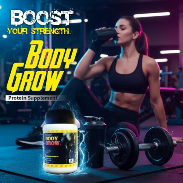 Bioford Body Grow Powder Power-Packed Muscle & Strength Booster with Ashwagandha & Shilajeet 300g (Pack of 1) - Image 6