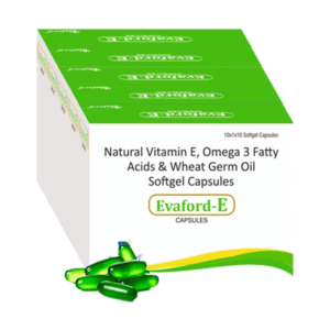 Evaford-E Capsules – Antioxidant-Rich Support for Skin, Heart, Vitamin-E & Men & Women's Wellness