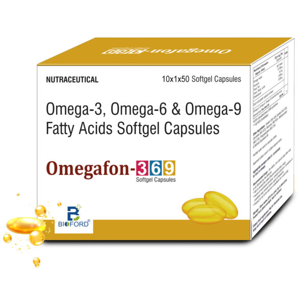 Omegafon 369 TAB, Essential fatty Acid Derived from Lax Seed Oil 500mg - Image 2