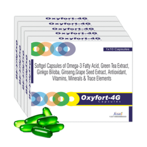 Bioford Oxyfort-4G Multivitamin & powerful Antioxidant with omega-3 Green Tea, Ginseng, Ginkgo Biloba any etc.