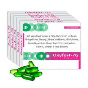 Bioford Oxyfort-7G Multivitamin & powerful Antioxidant with omega-3 Green Tea extract, Ginseng, Ginkgo Biloba , Minerals & Trace Elements.