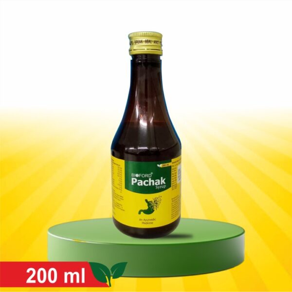 Bioford Pachak Syrup 200ml | Natural Digestive Tonic with Amla, Harad & Ayurvedic Herbs | Supports Healthy Digestion, Relieves Acidity, Gas & Indigestion | Herbal Stomach Care Formula (Pack of 1) - Image 5