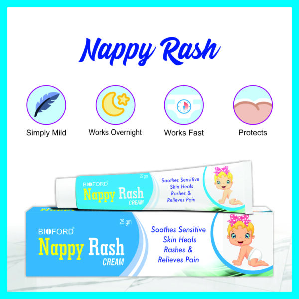 Bioford Nappy Rash Cream Soothing Relief for Baby's (Pack of 1) - Image 2