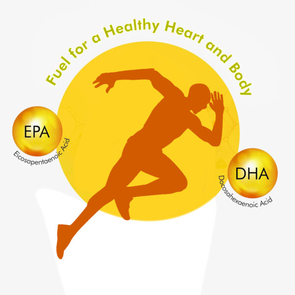 Omegafon Fatty Acid , Cod liver , Evening Primrose oil & Vitamin E Acetate gelatin Capsules for Heart, Brain & skin Health. - Image 4