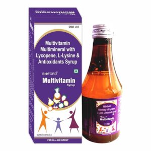 Bioford Ayurvedic Multivitamin and Multimineral Syrup.