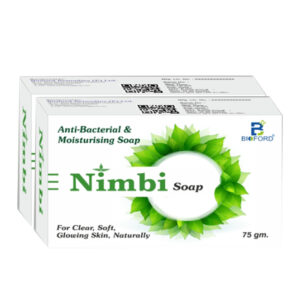 Bioford Nimbi Soap | Herbal Neem & Skin Care Soap for Clear, Healthy Skin (Pack of 4)