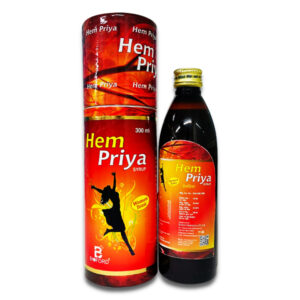 Bioford Hem Priya Syrup for Women 300ml | Ayurvedic Tonic | Supports Menstrual Health & Hormonal Balance | Round Bottel | Pack of 2