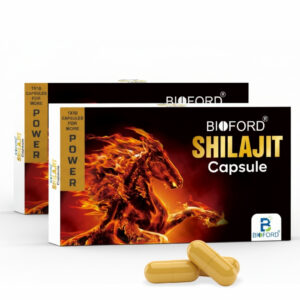 Shilajit Capsule 500mg | Made with 100% Pure Shilajit | For All Day Energy, Stamina & Strength Booster | With Ashwagandha,Gokshura & Kaunch beej etc | Pack of 2